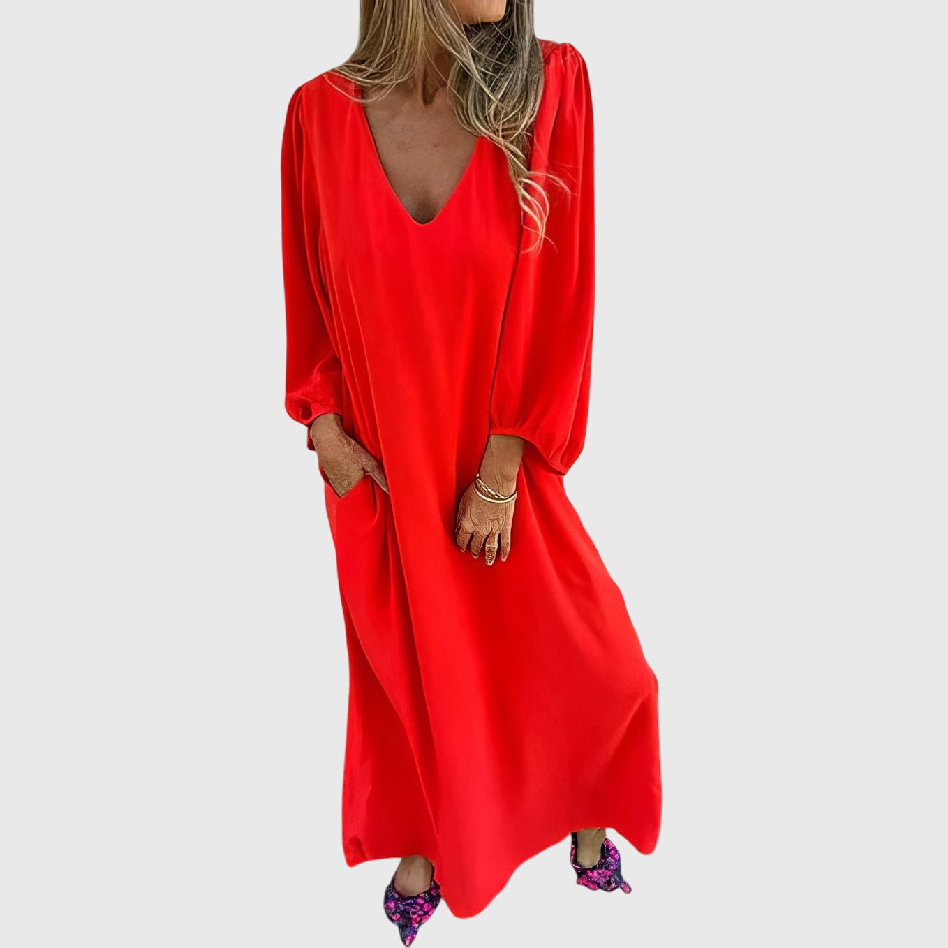 Freya | Side-Slit Bohème Robe