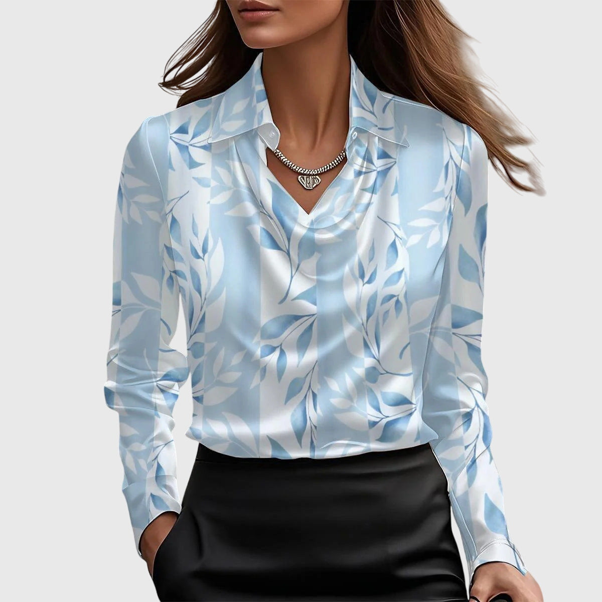 Sophia | Luxe Plissé Blouse