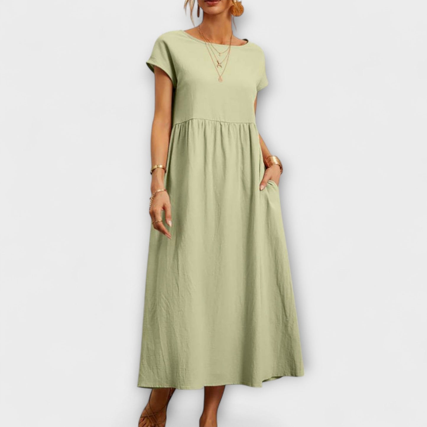Élise | Robe Midi Élégante