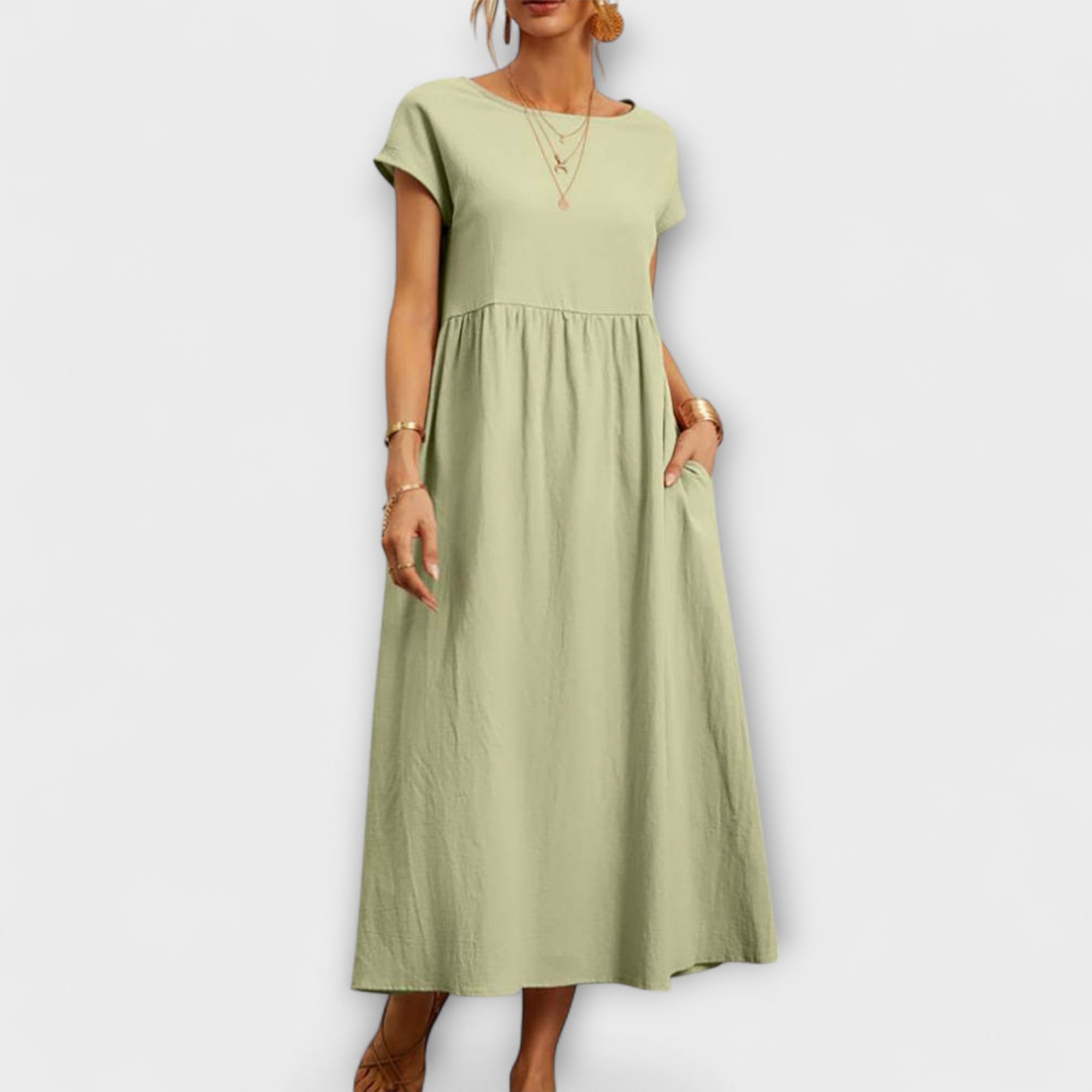 Élise | Robe Midi Élégante