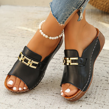 Olivia | Doré-Link Slide Sandales