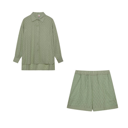 Élise | Ensemble Chemise et Short Fluide
