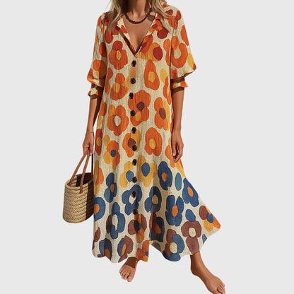Aurora | Bohème Dentelle Robe Mi-Longue