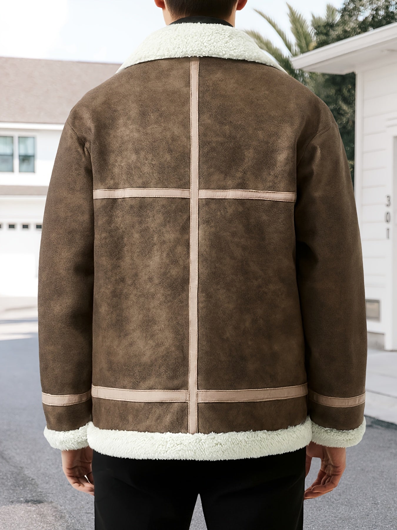 Brieuc | Blouson Aviateur Doublé Sherpa