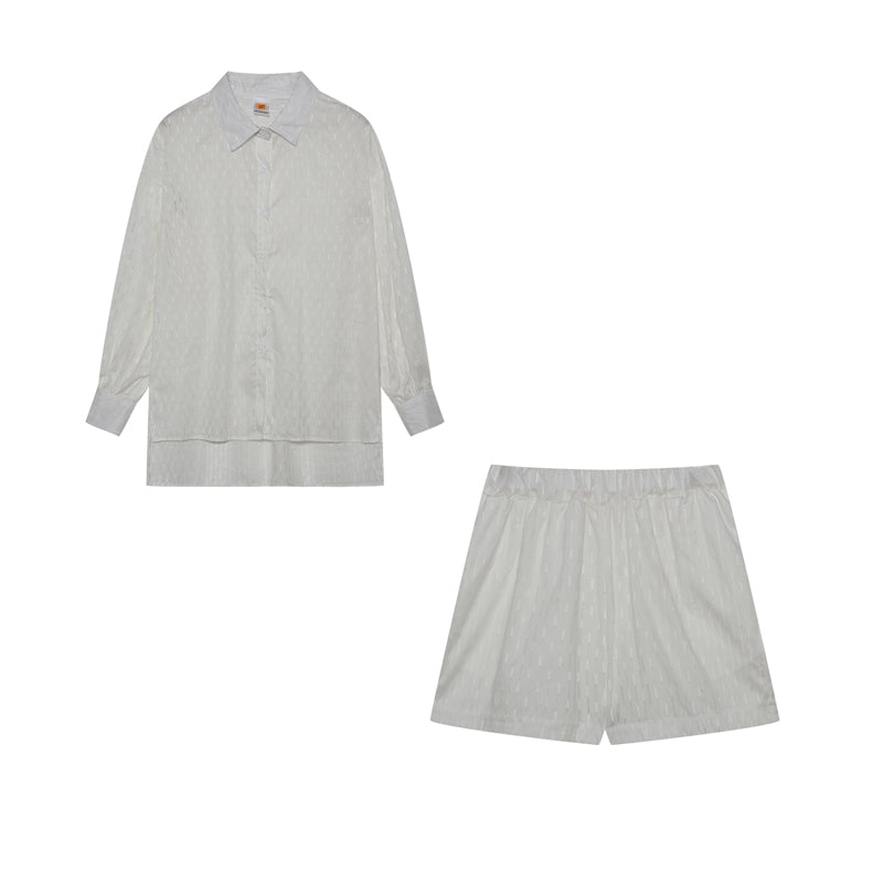 Élise | Ensemble Chemise et Short Fluide