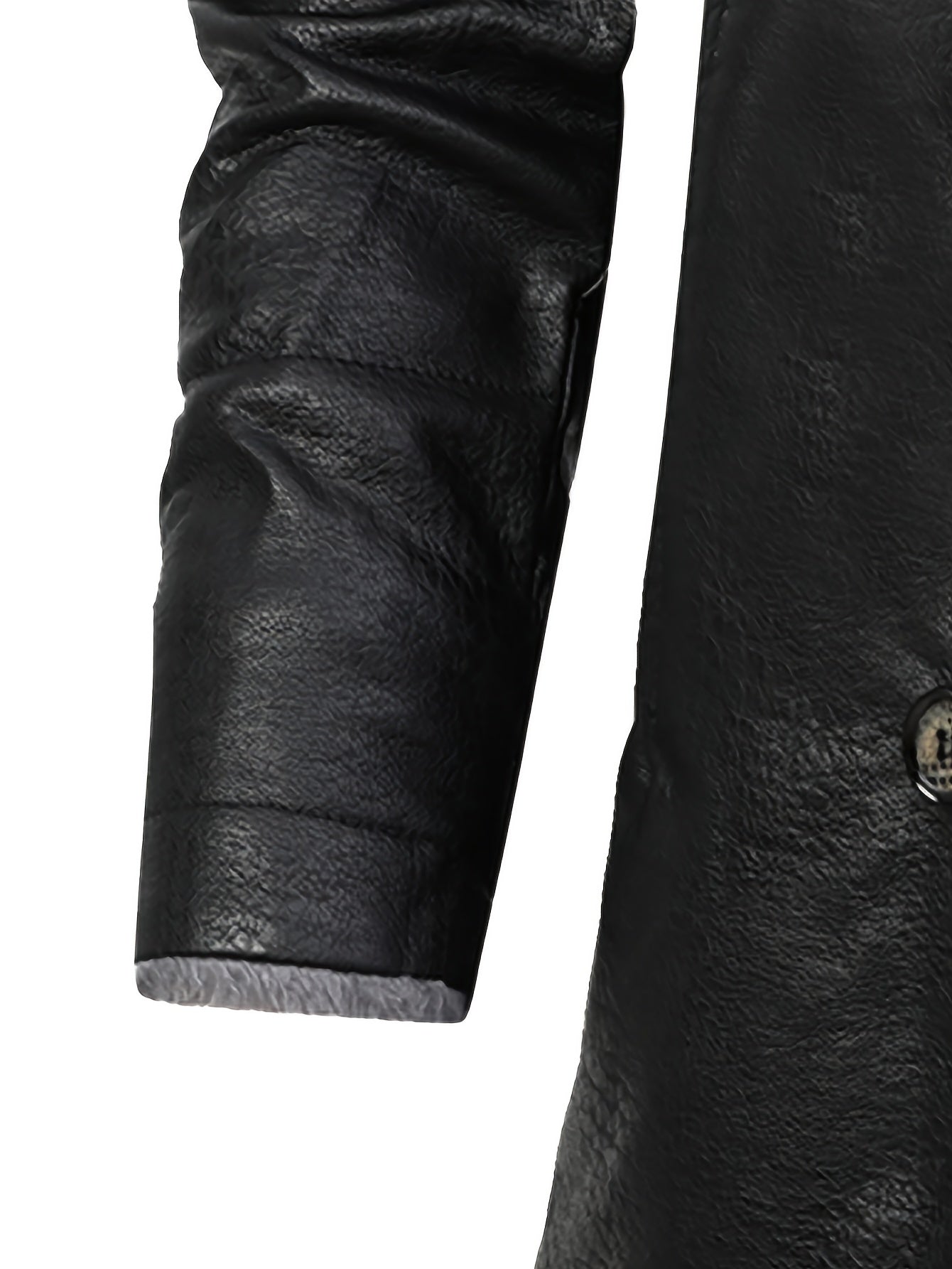 Timéo | Manteau Structuré en Cuir Doublé