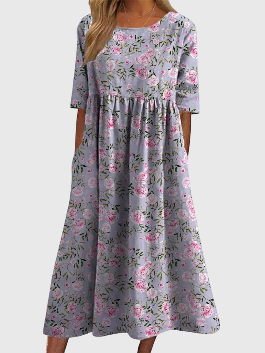 Aria | Brodé Robe Mi-Longue