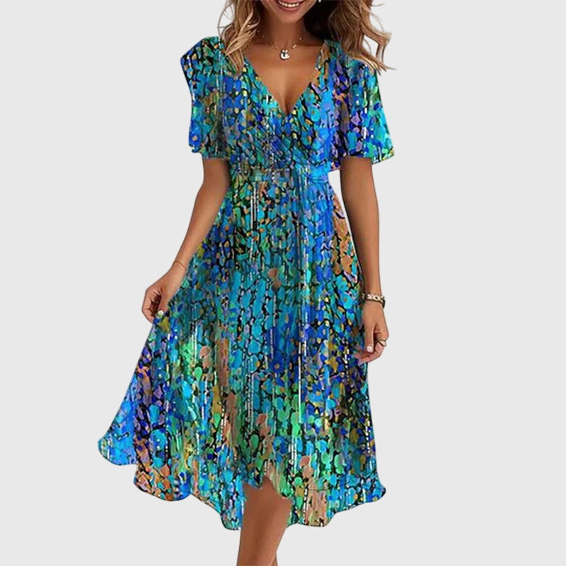 Seraphina | Portefeuille Robe Mi-Longue