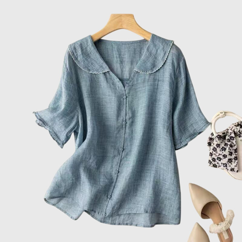 Victoria | Sans Effort Boutonnée Chemise