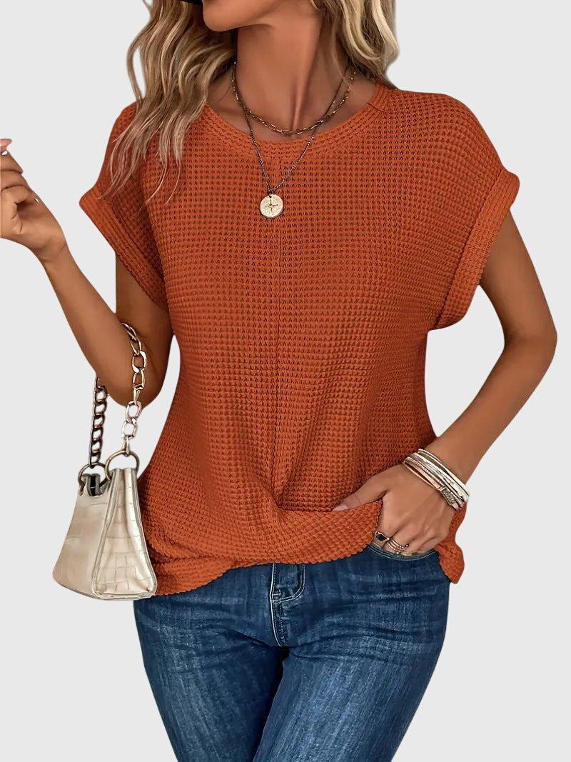 Chloe | Round Neck Classique Blouse