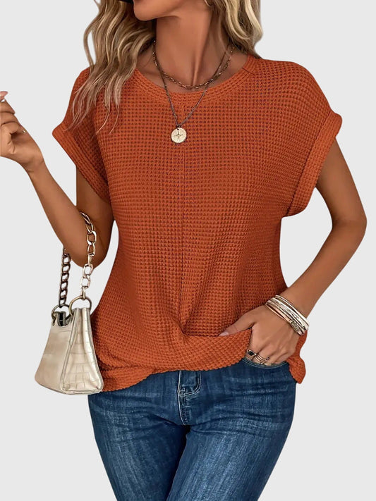 Chloe | Round Neck Classique Blouse