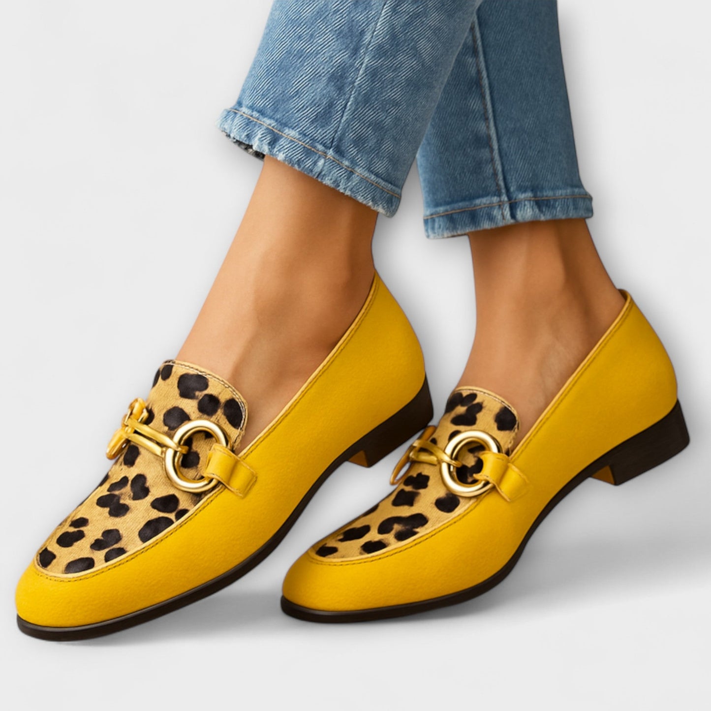 Juliette | Signature Imprimé Animal Mocassins