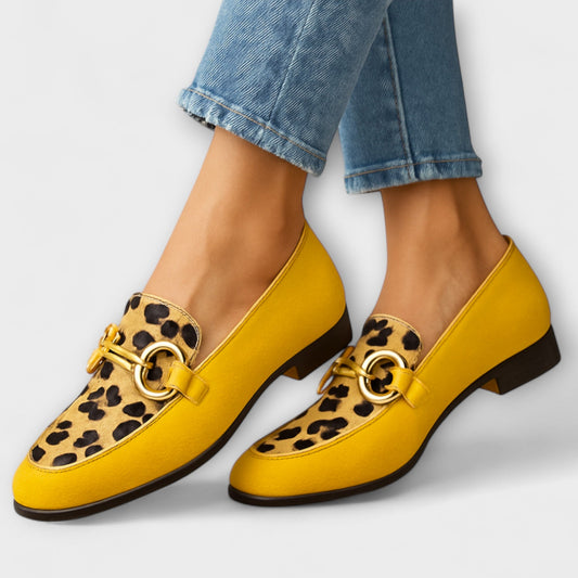 Juliette | Signature Imprimé Animal Mocassins