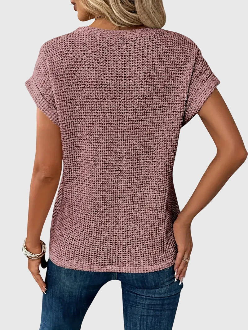 Chloe | Round Neck Classique Blouse
