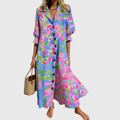 Aurora | Bohème Dentelle Robe Mi-Longue