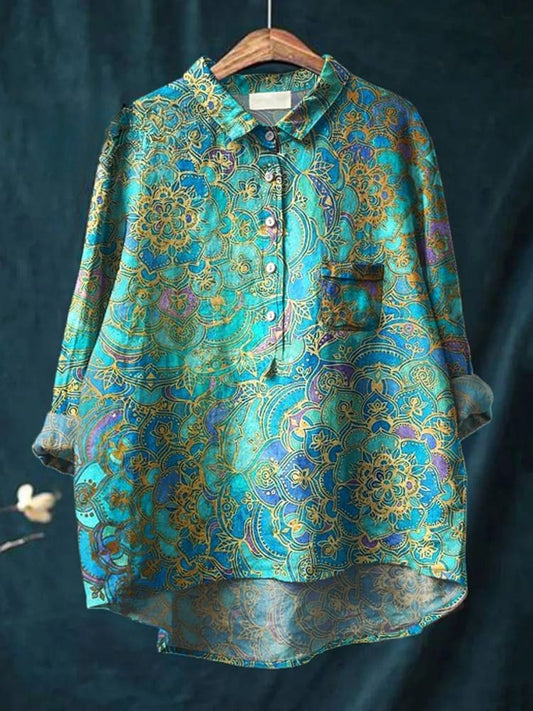 Céleste | Chemise Imprimé Mandala