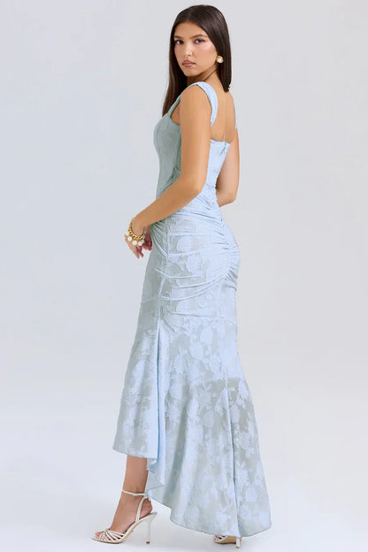Seraphina | Sculpted Corset Robe Longue