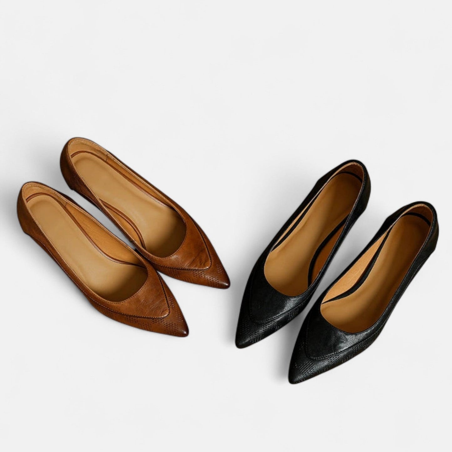 Cordelia | Embossed Cuir Pointed Talons