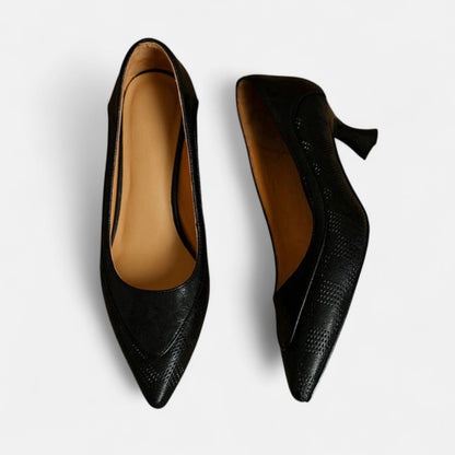 Capucine | Escarpins Cuir Texturé