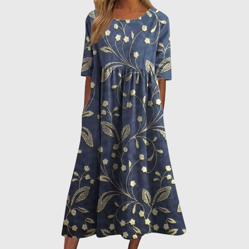 Aria | Brodé Robe Mi-Longue