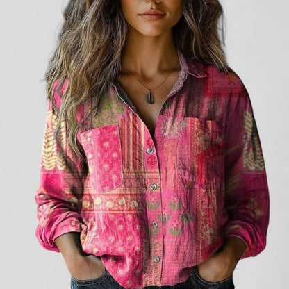 Luna | Gradient Button-Up Chemise