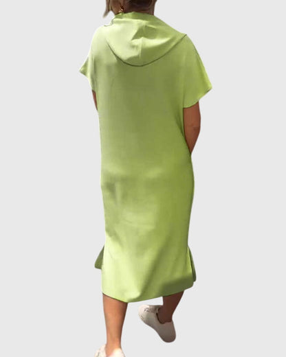 Maya | Décontracté Hoodie Robe