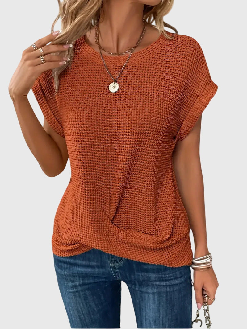 Chloe | Round Neck Classique Blouse