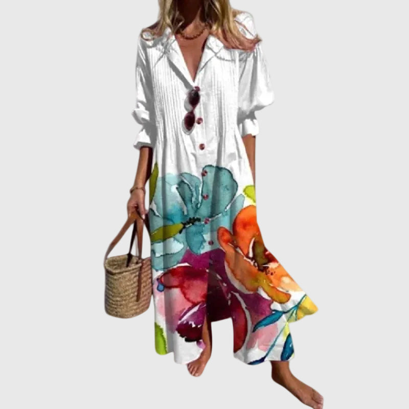 Seraphina | Fluide Bohème Robe Longue