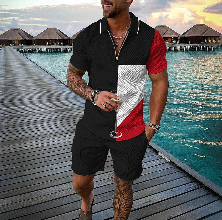 Lucas | Ensemble Polo et Short Imprimé Smiley