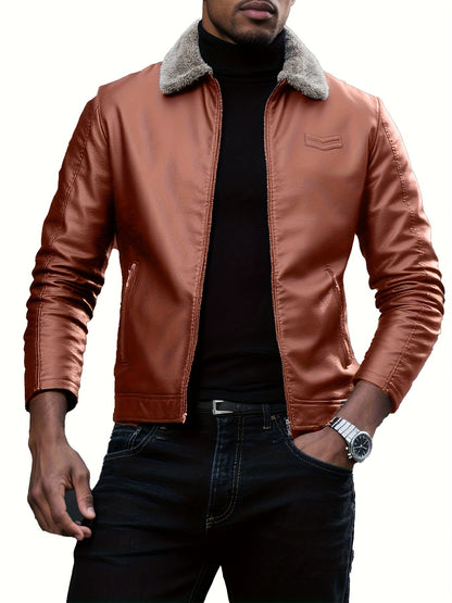 Eliott | Veste Aviateur Doublée Shearling