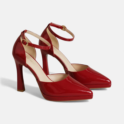 Charlotte | Escarpins Cuir à Bride Cheville