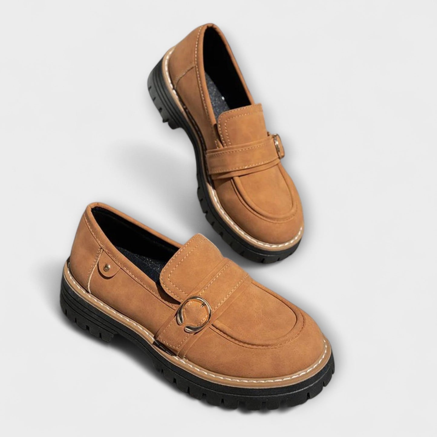 Elena | Round-Toe Décontracté Mocassins