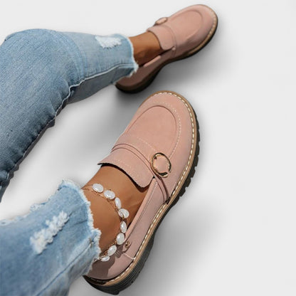 Elena | Round-Toe Décontracté Mocassins