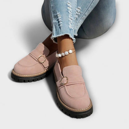 Elena | Round-Toe Décontracté Mocassins