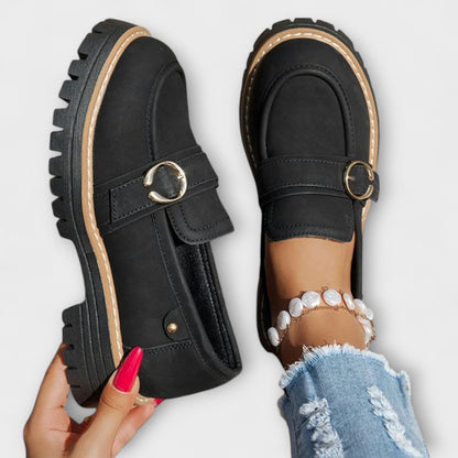 Elena | Round-Toe Décontracté Mocassins