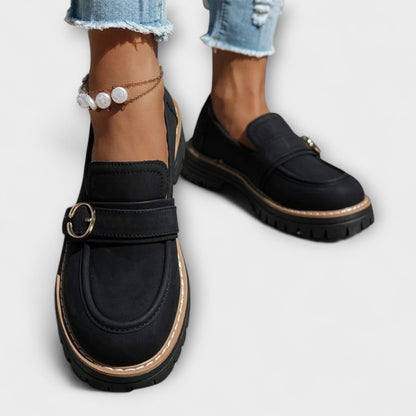 Elena | Round-Toe Décontracté Mocassins