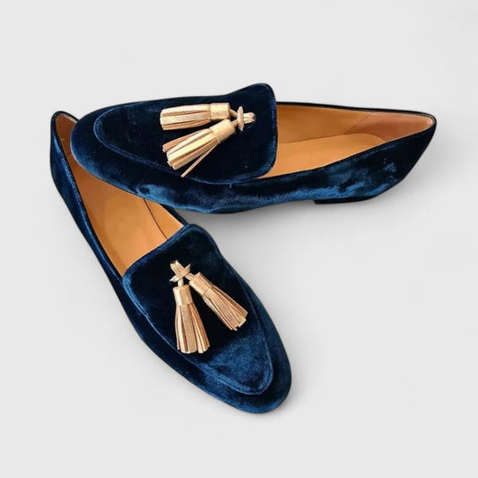 Ophélie | Mocassins à Pompons Élégants