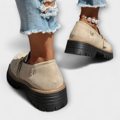 Elena | Round-Toe Décontracté Mocassins