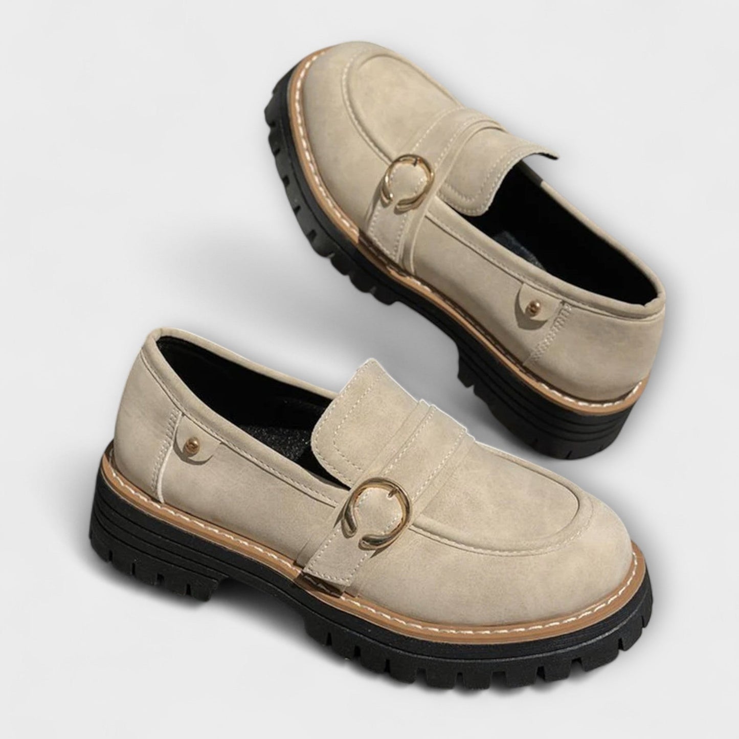 Elena | Round-Toe Décontracté Mocassins