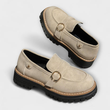 Elena | Round-Toe Décontracté Mocassins