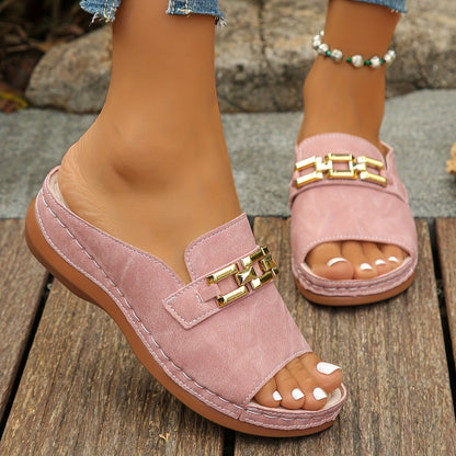 Olivia | Doré-Link Slide Sandales