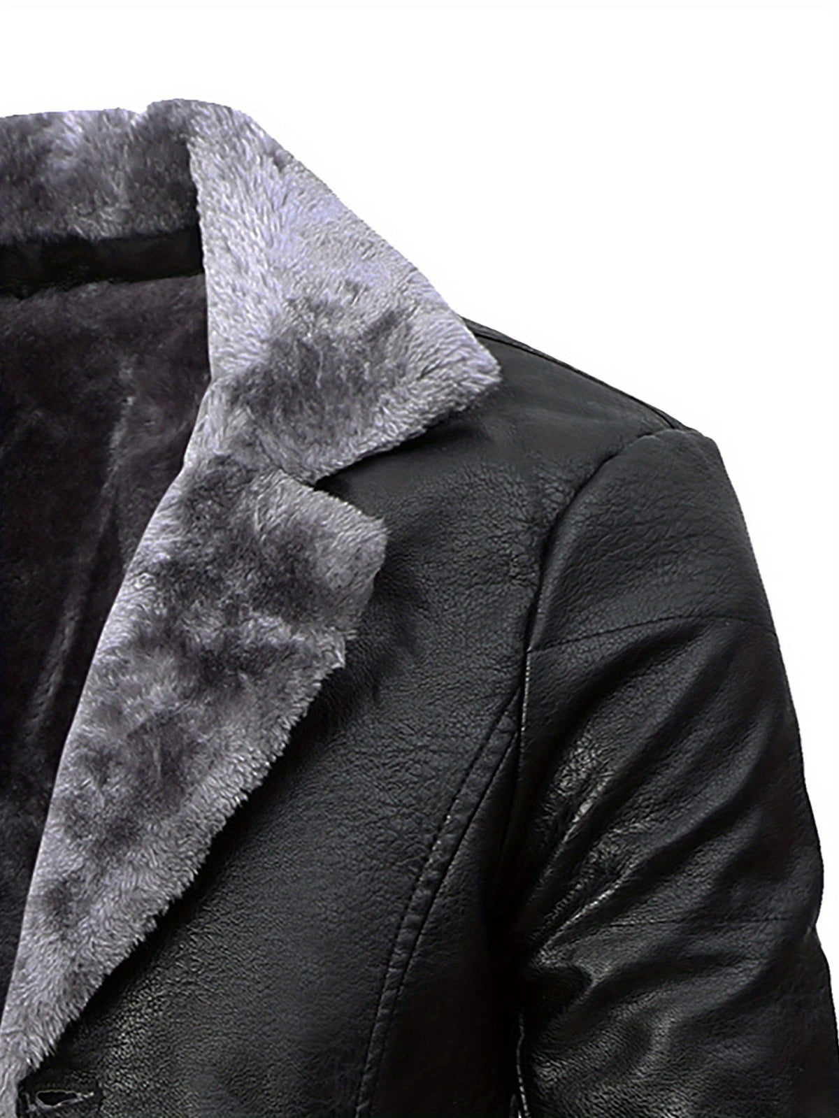 Timéo | Manteau Structuré en Cuir Doublé