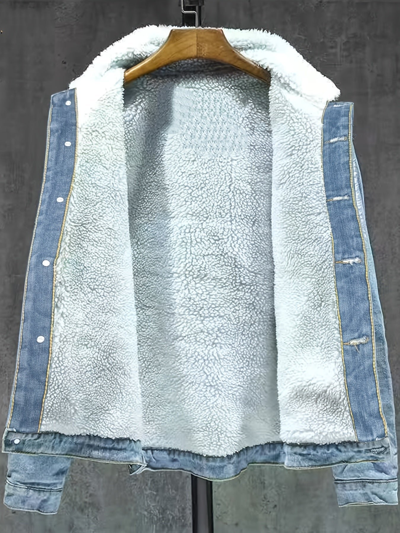 Apolline | Veste Denim Doublée Sherpa