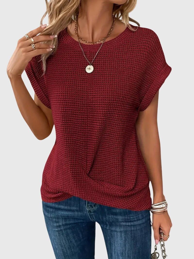 Chloe | Round Neck Classique Blouse