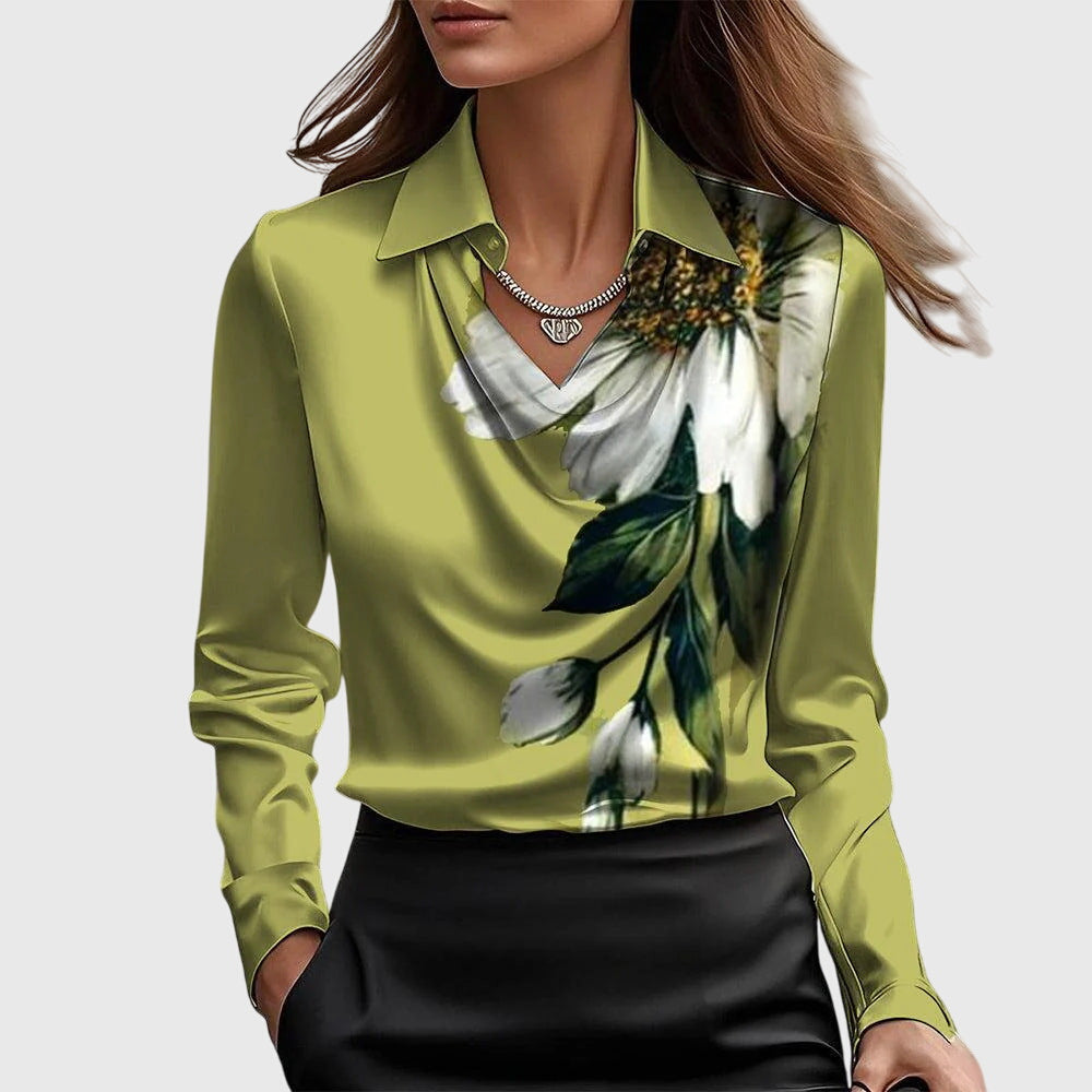 Sophia | Luxe Plissé Blouse