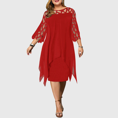Valentina | Minimaliste Robe Mi-Longue