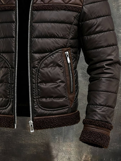 Hugo | Veste Matelassée à Col Sherpa