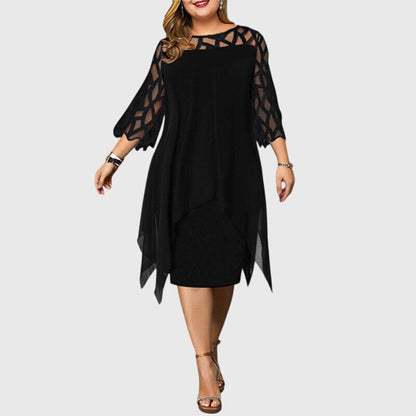 Valentina | Minimaliste Robe Mi-Longue