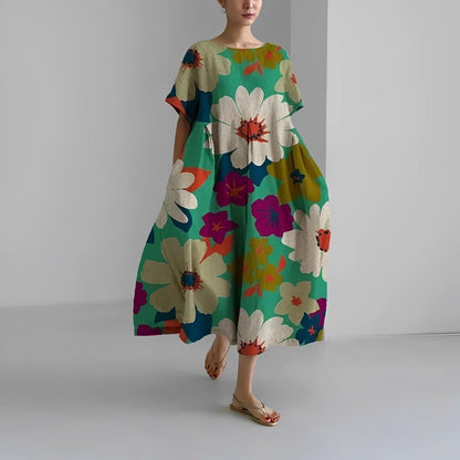Ava | Fluide Floral Day Robe
