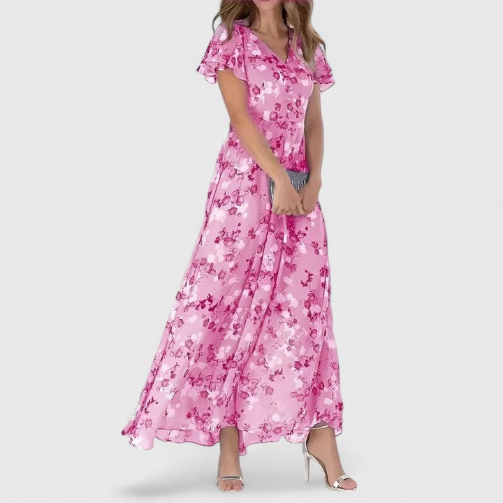 Isabella | Fluide Maternity Robe Mi-Longue